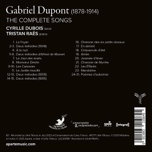 Produktbild: Gabriel Dupont: The Complete Songs