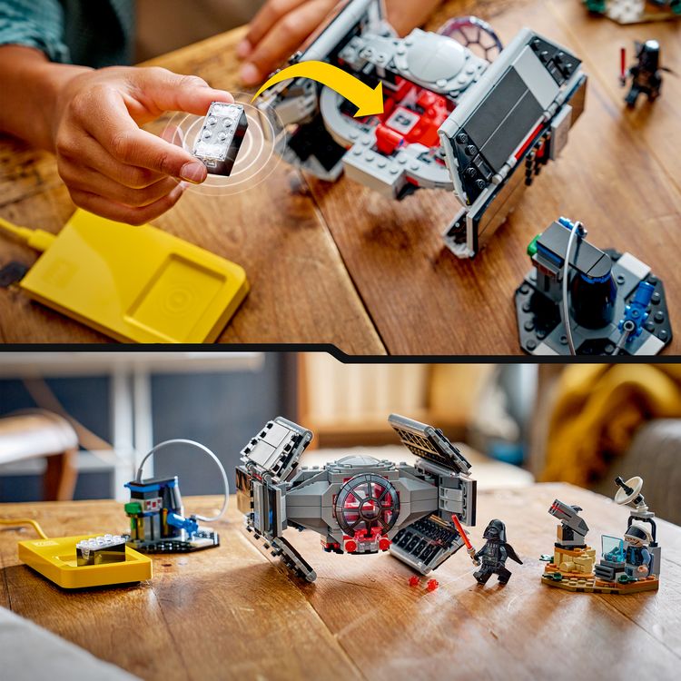 Produktbild: Star Wars 75421 SMART Play: Darth Vaders TIE Fighter, Spielzeug ab 8