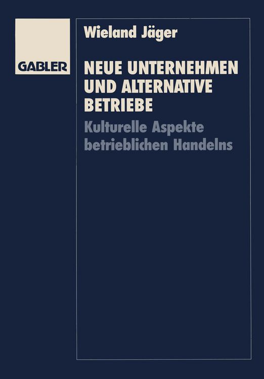 Produktbild: Neue Unternehmen und alternative Betriebe