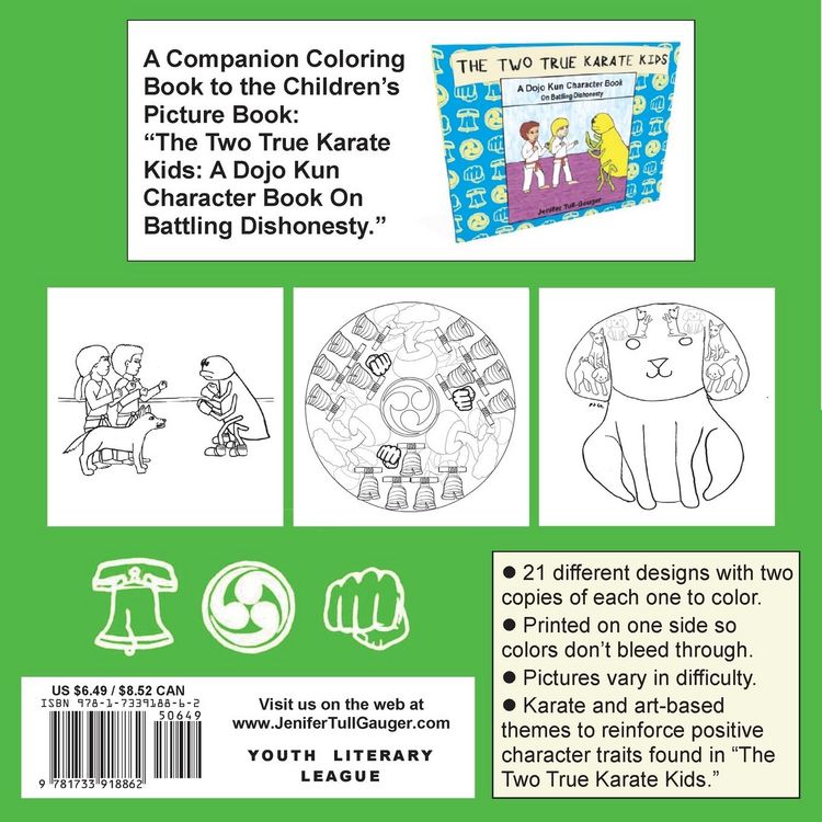 Produktbild: Coloring Fun with the Two True Karate Kids