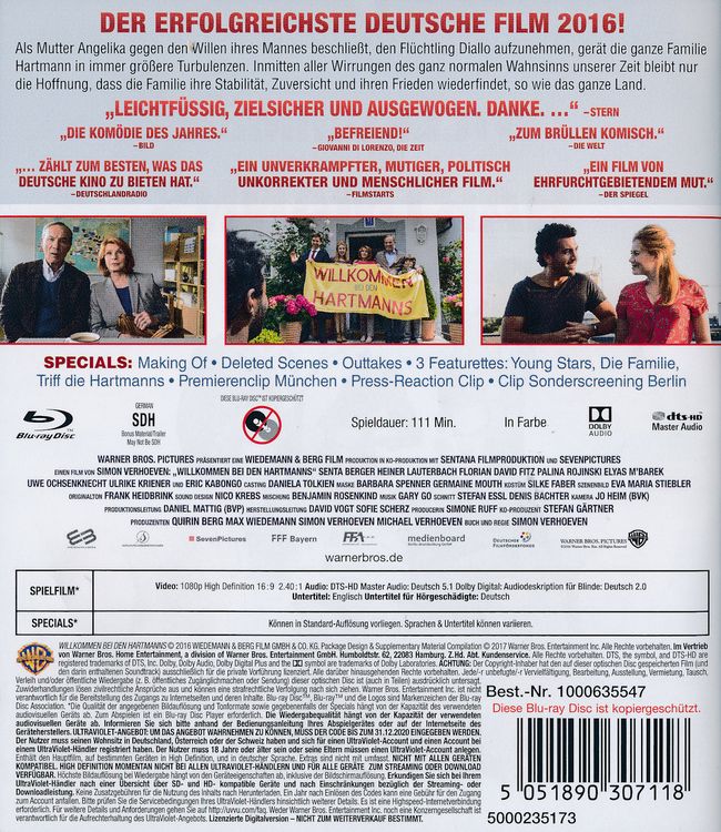 Produktbild: Willkommen bei den Hartmanns