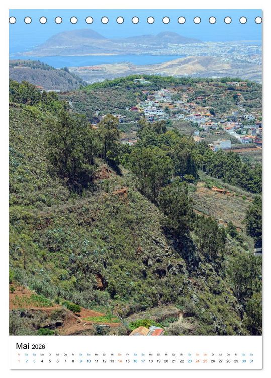 Produktbild: Gran Canaria - Urlaubsinsel f&uuml;r Sonnenanbeter (Tischkalender 2026 DIN A5 hoch), CALVENDO Monatskalender