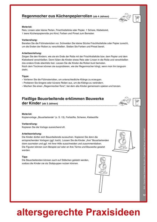 Produktbild: Kita aktiv Projektmappe Bauen und Konstruieren