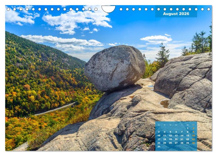 Produktbild: New England - Vielfalt einer Region (Wandkalender 2026 DIN A4 quer), CALVENDO Monatskalender