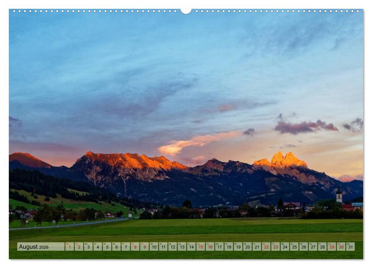 Produktbild: Herbst im Tannheimer Tal - Impressionen von Schattwald bis Nesselw&auml;ngle (Wandkalender 2026 DIN A2 quer), CALVENDO Monatskalender