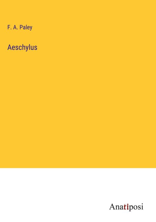 Produktbild: Aeschylus