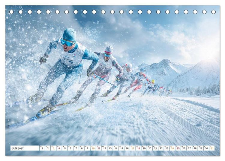 Produktbild: Winterwelten (Tischkalender 2027 DIN A5 quer), CALVENDO Monatskalender