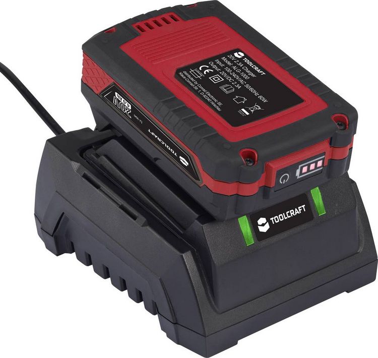 Produktbild: TOOLCRAFT AP-1000 / TAWB-200 Werkzeug-Akku 2Ah Li-Ion