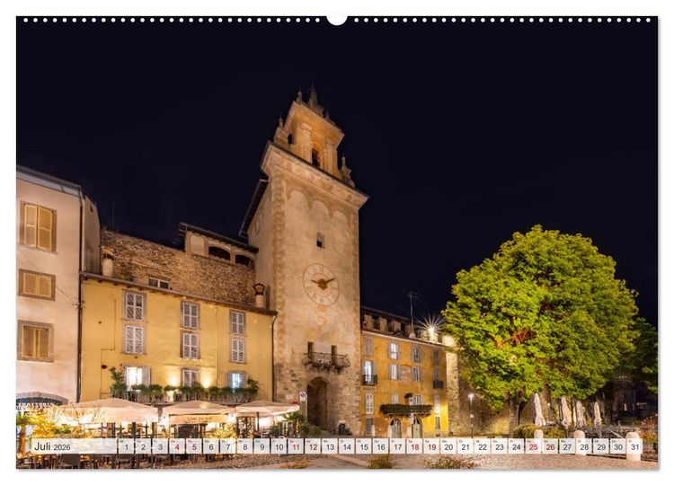 Produktbild: Bezauberndes Bergamo (hochwertiger Premium Wandkalender 2026 DIN A2 quer), Kunstdruck in Hochglanz