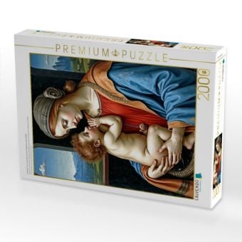 Produktbild: CALVENDO Puzzle Inspiriert von Leonardo da Vinci/Madonna Litta (1490) | 2000 Teile Lege-Gr&ouml;&szlig;e 90x67cm Foto-Puzzle f&uuml;r gl&uuml;ckliche Stunden