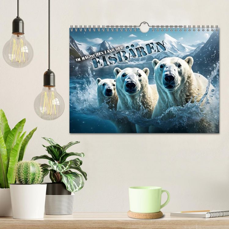 Produktbild: Im magischen Land der Eisb&auml;ren (Wandkalender 2026 DIN A4 quer), CALVENDO Monatskalender