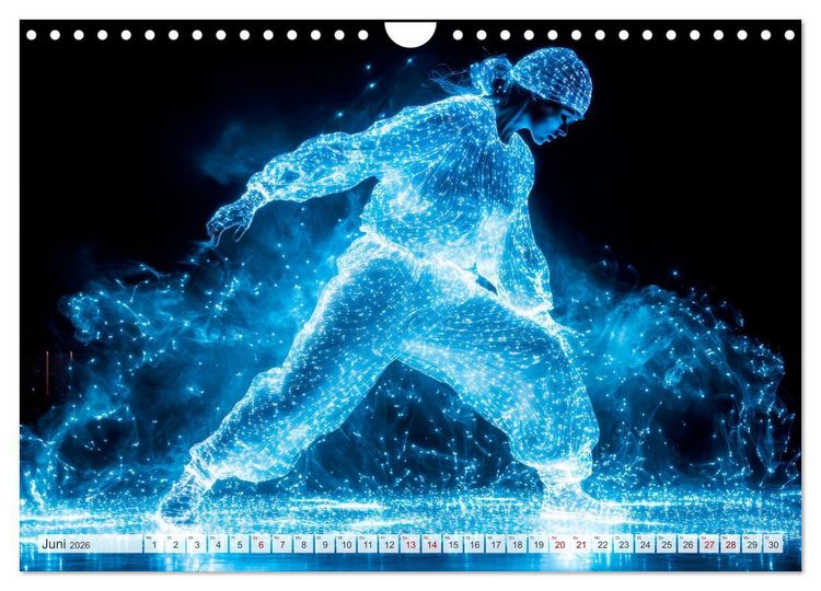 Produktbild: BREAKING Cooler Tanz und krasse Moves (Wandkalender 2026 DIN A4 quer), CALVENDO Monatskalender
