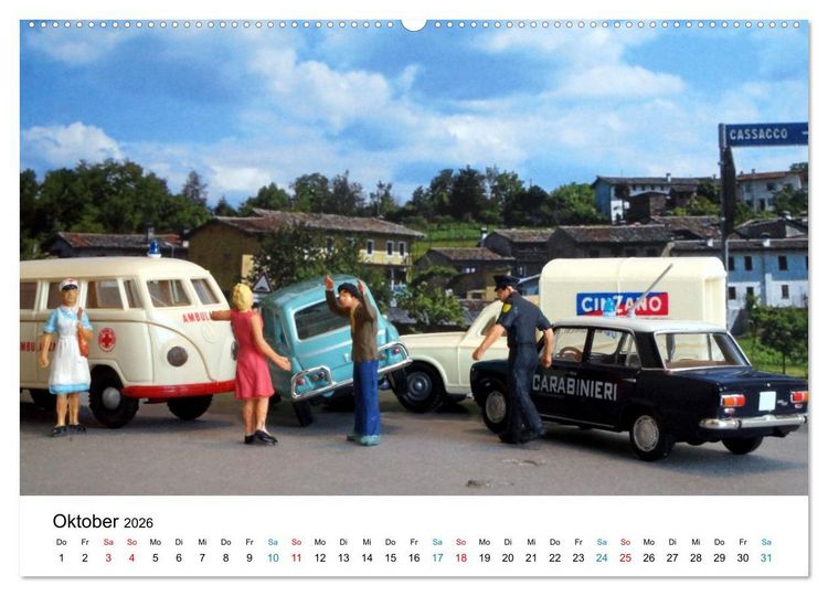 Produktbild: Polizeimodelle im Einsatz (hochwertiger Premium Wandkalender 2026 DIN A2 quer), Kunstdruck in Hochglanz