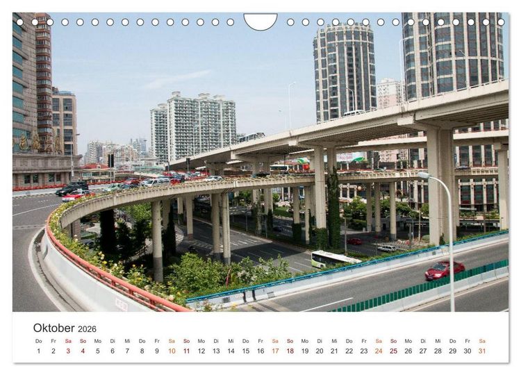 Produktbild: China - Tradition und Moderne (Wandkalender 2026 DIN A4 quer), CALVENDO Monatskalender