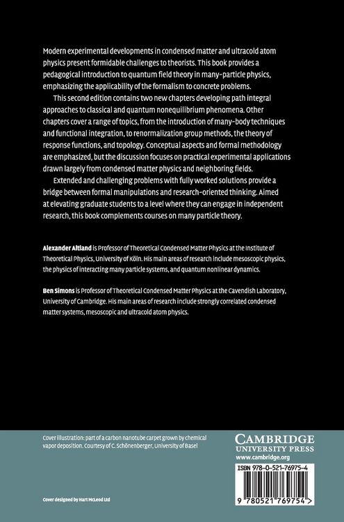 Produktbild: Condensed Matter Field Theory