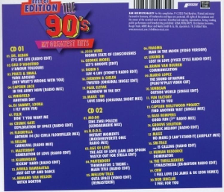 Produktbild: The 90s - My Greatest Hits - Best Of Edition Vol.3