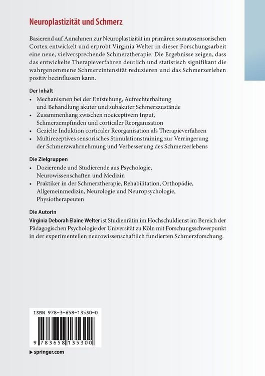 Produktbild: Neuroplastizit&auml;t und Schmerz