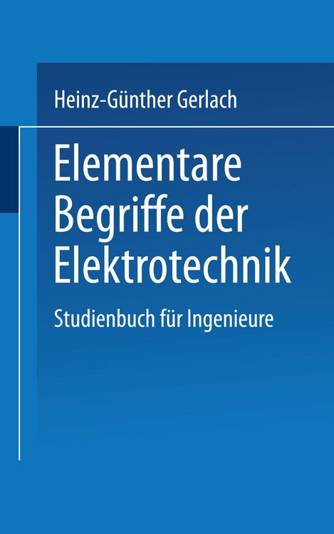 Produktbild: Elementare Begriffe der Elektrotechnik