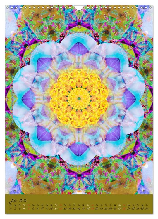 Produktbild: MANDALAS der Natur (Wandkalender 2026 DIN A3 hoch), CALVENDO Monatskalender