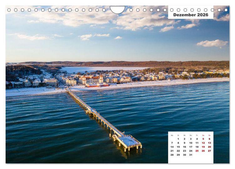 Produktbild: R&uuml;gen Panorama (Wandkalender 2026 DIN A4 quer), CALVENDO Monatskalender