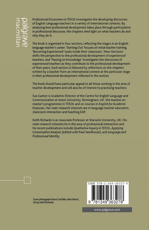 Produktbild: Professional Encounters in TESOL