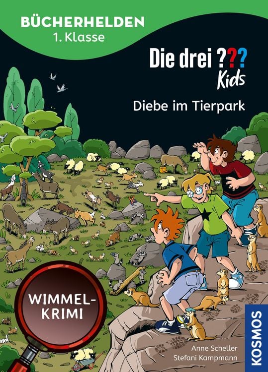 Produktbild: Die drei ??? Kids, Bücherhelden 1. Klasse, Diebe im Tierpark (drei Fragezeichen Kids)