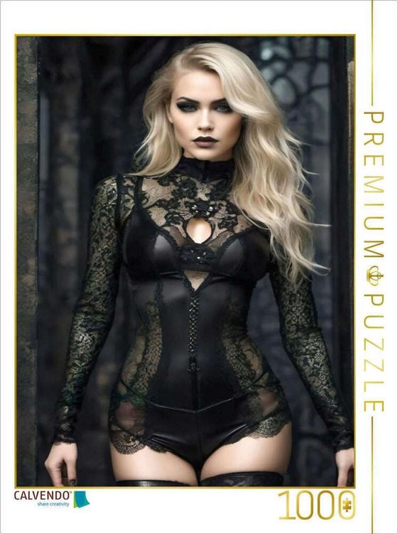 Produktbild: CALVENDO Puzzle Ophelia Obsidian | 1000 Teile Lege-Gr&ouml;&szlig;e 64x48cm Foto-Puzzle f&uuml;r gl&uuml;ckliche Stunden