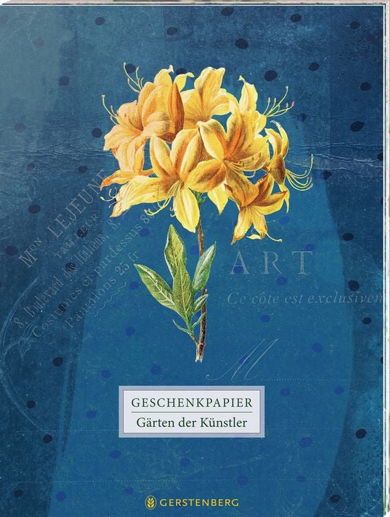 Produktbild: Die G&auml;rten der K&uuml;nstler Geschenkpapier-Heft Motiv Orchidee