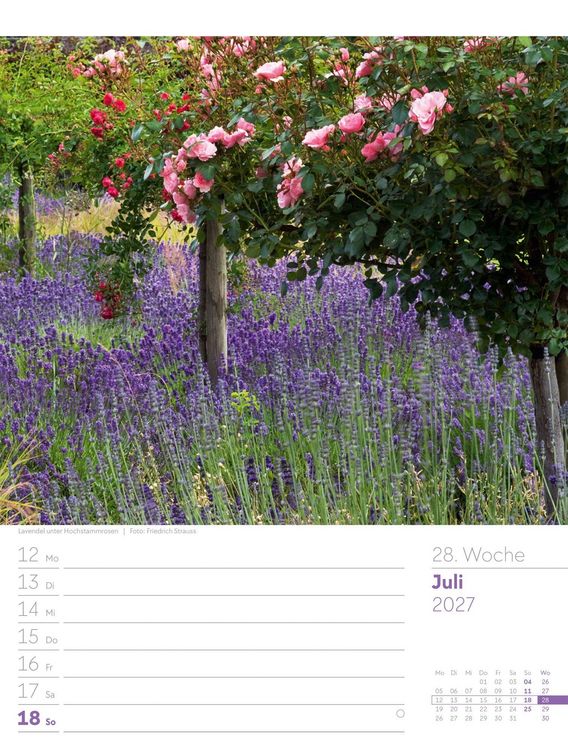 Produktbild: Gartengl&uuml;ck Wochenplaner Kalender 2027
