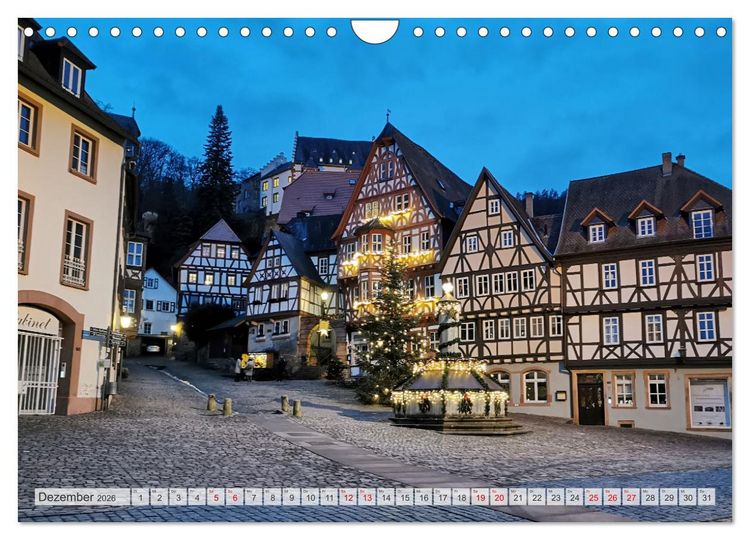 Produktbild: Miltenberg neu entdeckt (Wandkalender 2026 DIN A4 quer), CALVENDO Monatskalender