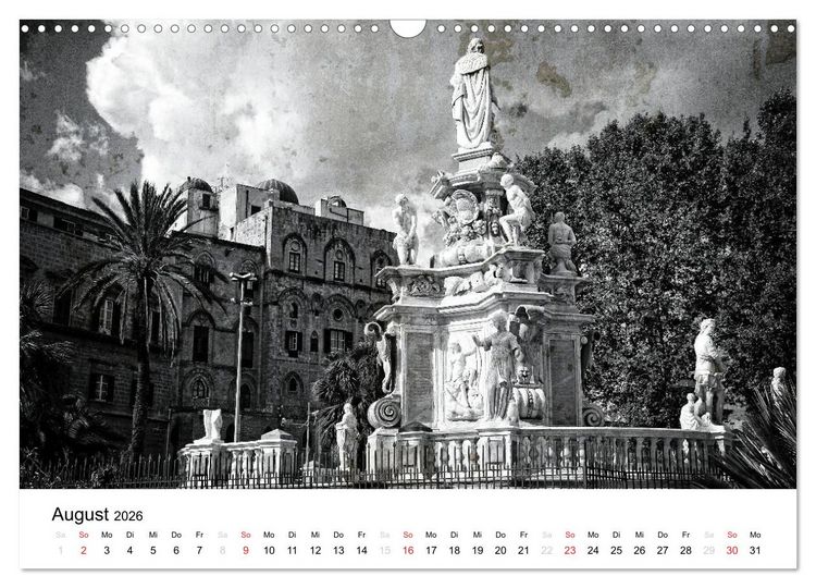 Produktbild: Silberstein portr&auml;tiert Palermo (Wandkalender 2026 DIN A3 quer), CALVENDO Monatskalender