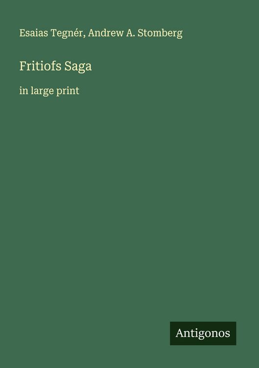 Produktbild: Fritiofs Saga