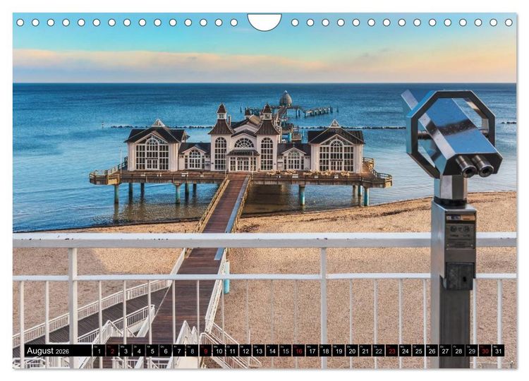 Produktbild: Die Ostseek&uuml;ste in Mecklenburg-Vorpommern (Wandkalender 2026 DIN A4 quer), CALVENDO Monatskalender