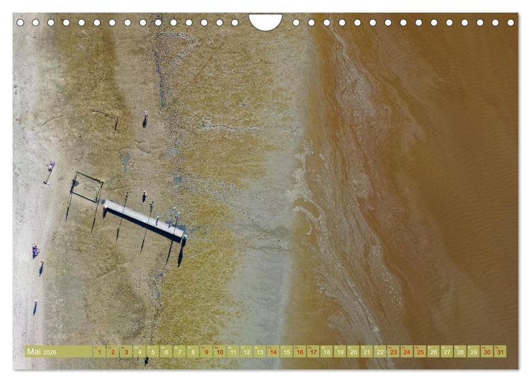 Produktbild: neunziggrad I photoart: das wattenmeer von oben (Wandkalender 2026 DIN A4 quer), CALVENDO Monatskalender
