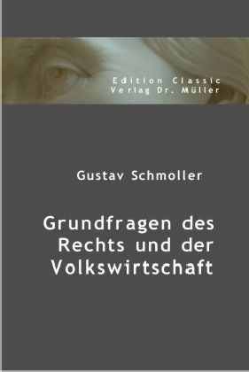 Produktbild: Gustav Schmoller