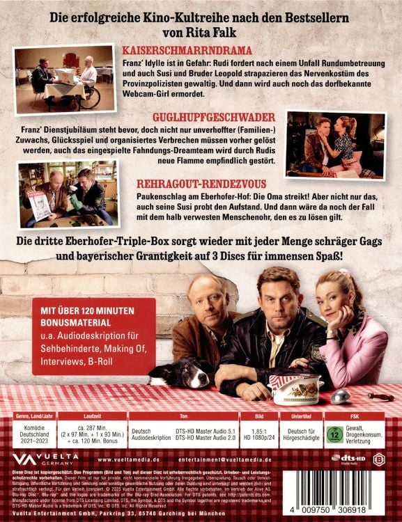 Produktbild: Die dritte Eberhofer Triple Box [3 BRs]
