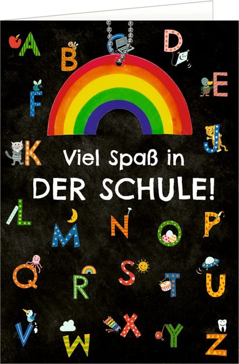 Produktbild: Gru&szlig;karte - Viel Spa&szlig; in der Schule!