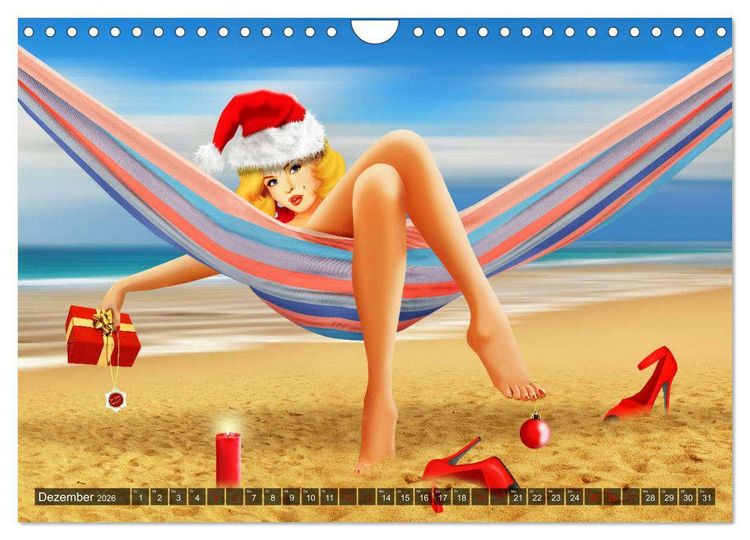 Produktbild: Pin-Up Girls im Retro Style by Mausopardia (Wandkalender 2026 DIN A4 quer), CALVENDO Monatskalender