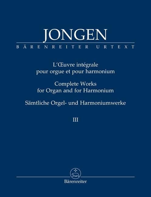Produktbild: Sämtliche Orgel- und Harmoniumwerke, Band 3
