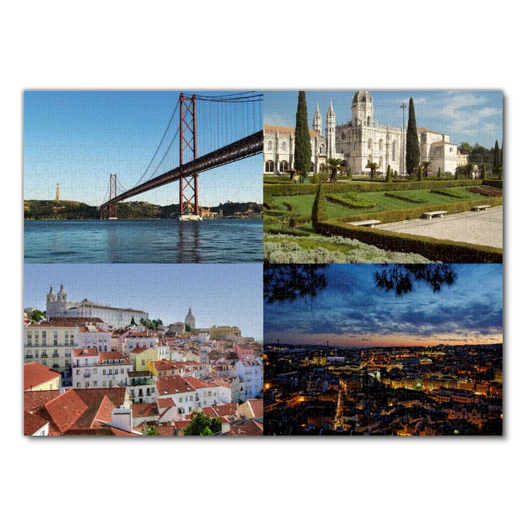 Produktbild: Lais Puzzle Collage Lissabon 1000 Teile