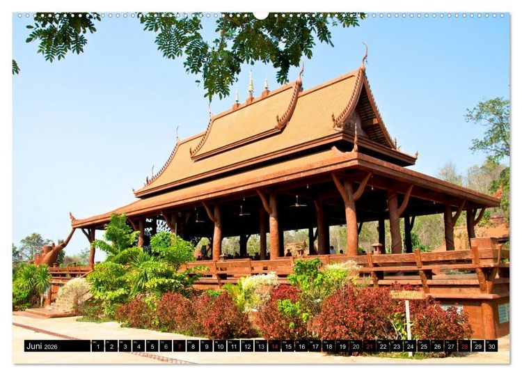 Produktbild: Thailand - Ein bezauberndes K&ouml;nigreich (Wandkalender 2026 DIN A2 quer), CALVENDO Monatskalender