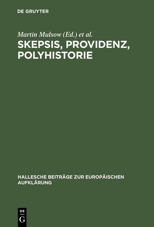 Produktbild: Skepsis, Providenz, Polyhistorie