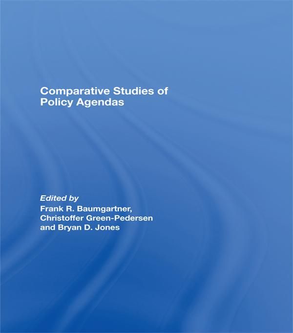 Produktbild: Comparative Studies of Policy Agendas