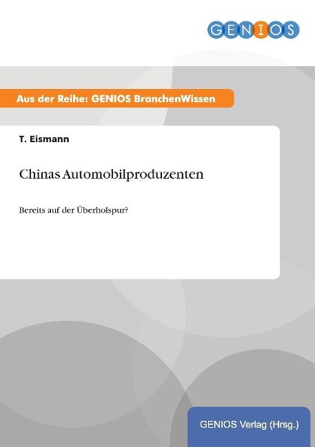Produktbild: Chinas Automobilproduzenten