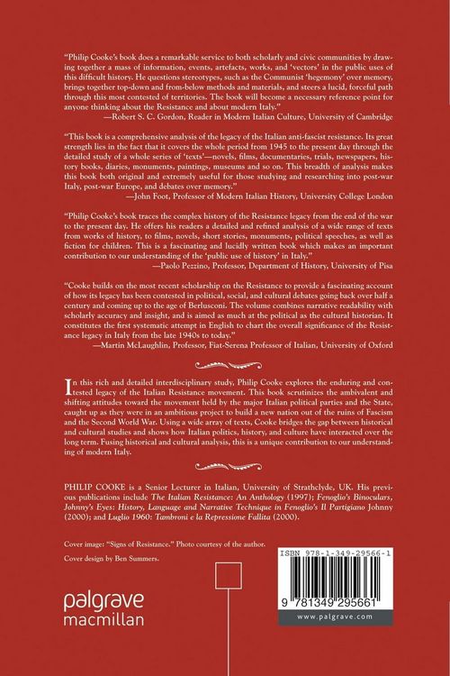 Produktbild: The Legacy of the Italian Resistance
