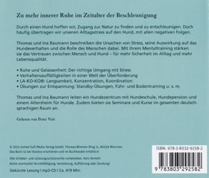Produktbild: Entschleunigung von Mensch und Hund