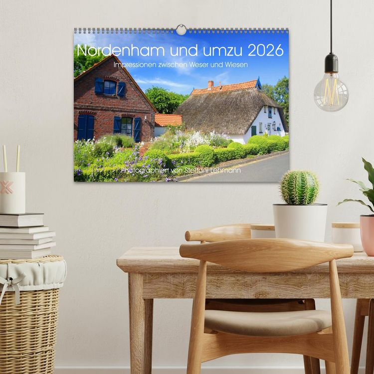 Produktbild: Nordenham und umzu 2026. Impressionen zwischen Weser und Wiesen (Wandkalender 2026 DIN A3 quer), CALVENDO Monatskalender