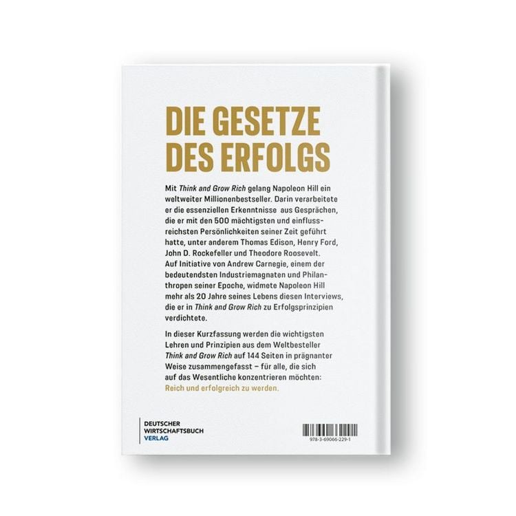 Produktbild: Die Neu&uuml;bersetzung von Think and Grow Rich