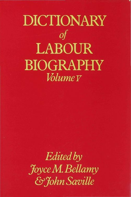 Produktbild: Dictionary of Labour Biography
