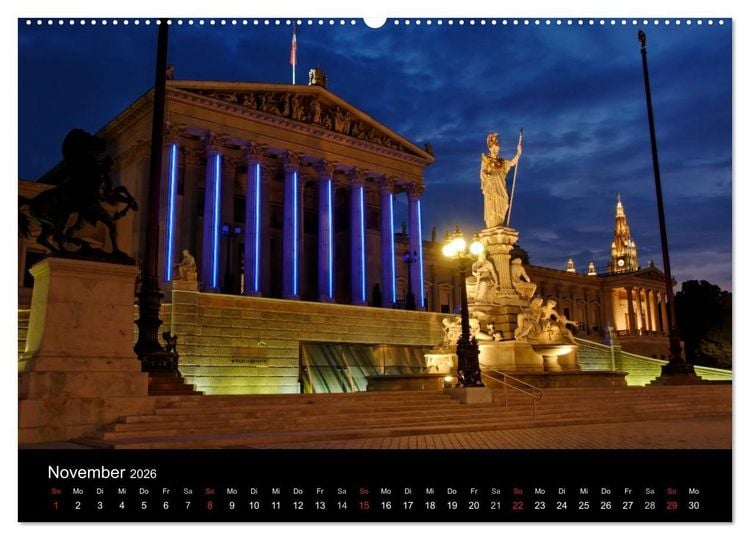 Produktbild: Wien (hochwertiger Premium Wandkalender 2026 DIN A2 quer), Kunstdruck in Hochglanz